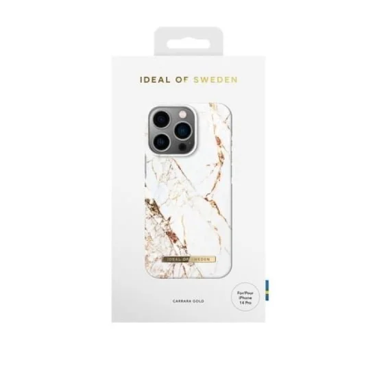 Ideal of Sweden Case for iPhone 14 Pro Fashion - Carrara Gold